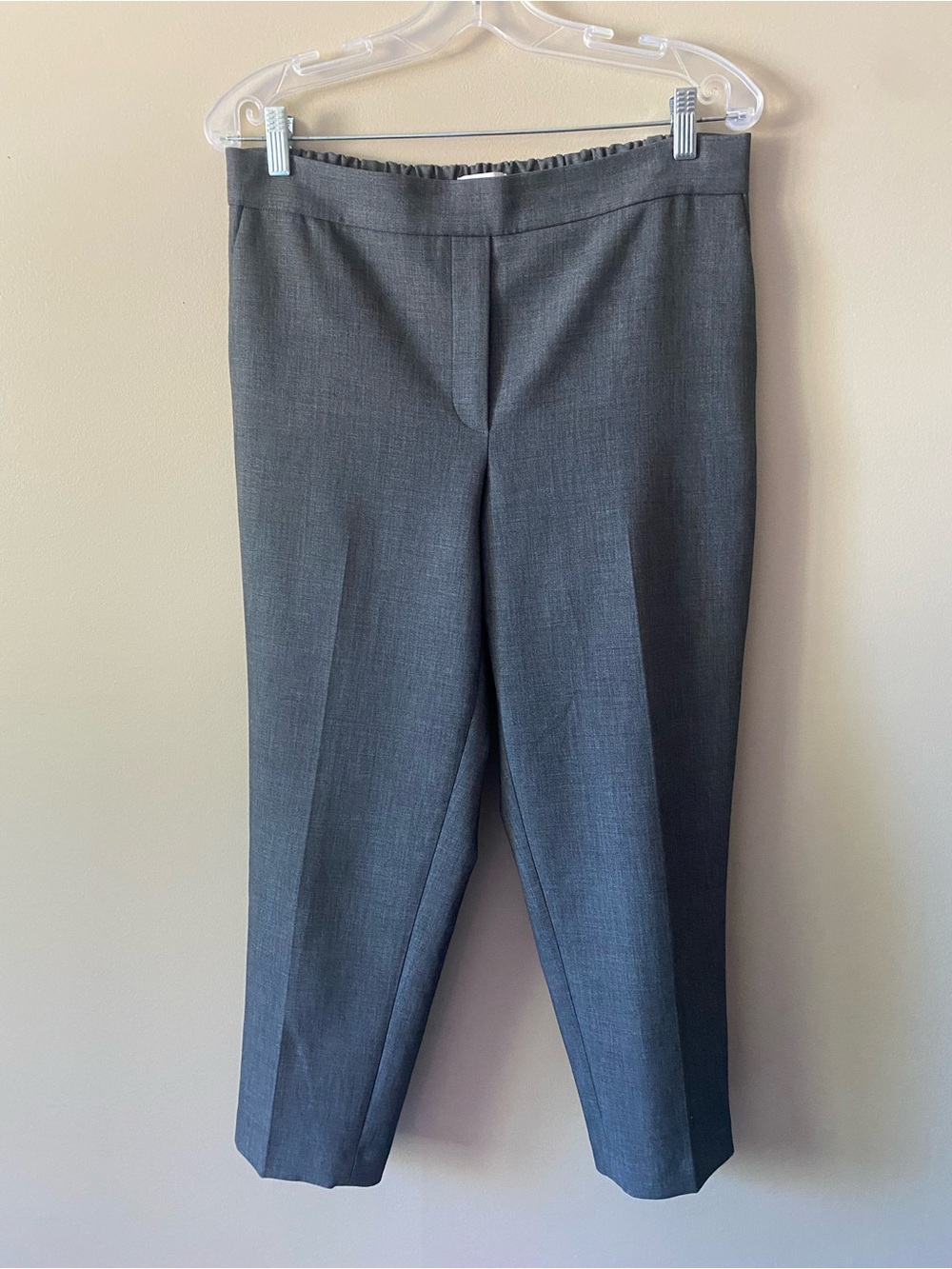 Babaton Gray Cropped Dress Pants, size 10